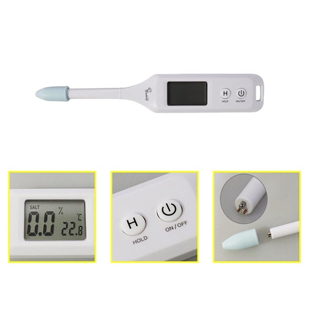 디지털 염도계 건강한 식단 소금 측정기 염도계 염도측정 측정기 가정용염도계 디지털염도계 휴대용