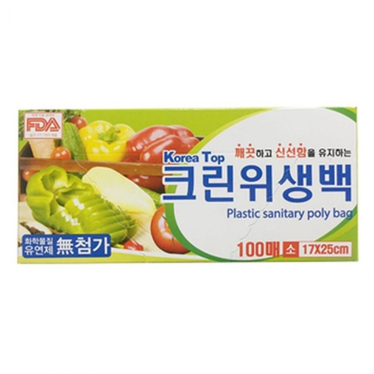 소(100매)17x25cm (set)KT크린 50개 위생백