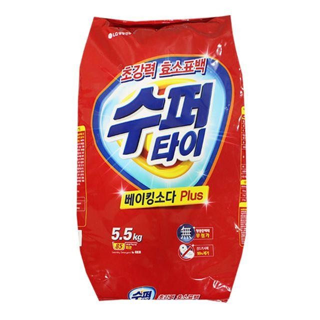 샤인빈 수퍼타이 찬물전용 베이킹소다 5.5kg 용품 신혼부부선물 세재 세척 대학생 관리