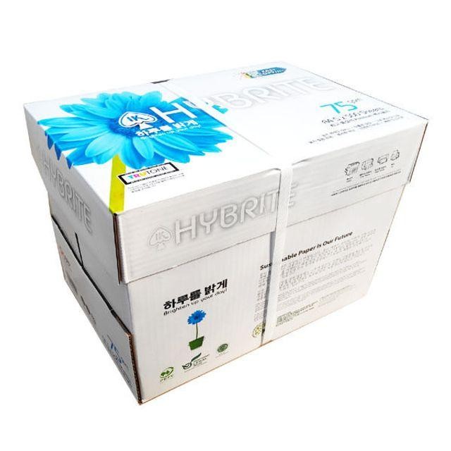 하이브라이트 A4 75g 1BOX 2500매 복사용지 용지 복사 a4