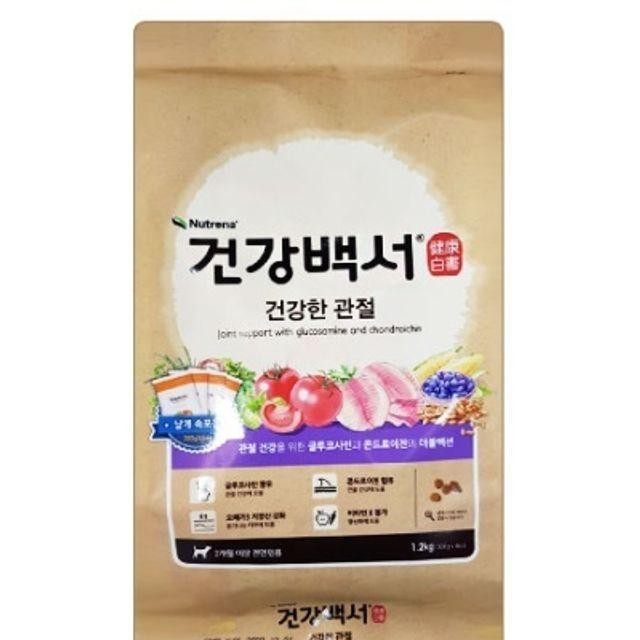 강아지 애완견 건식 사료 노령견 과체중견 1.2kg 아기 펫 캔 시니어 반려 동물 유산균 애견