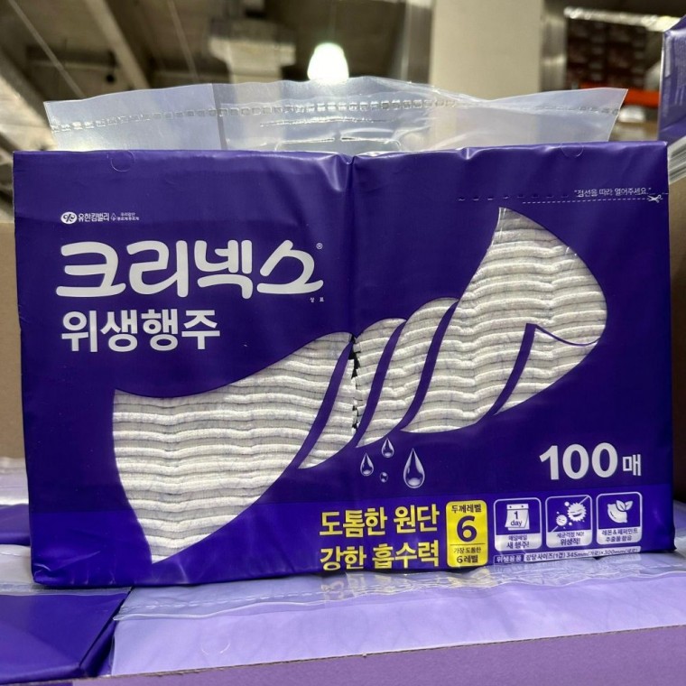 크리넥스 다용도 위생행주 100장 월 올 키친타