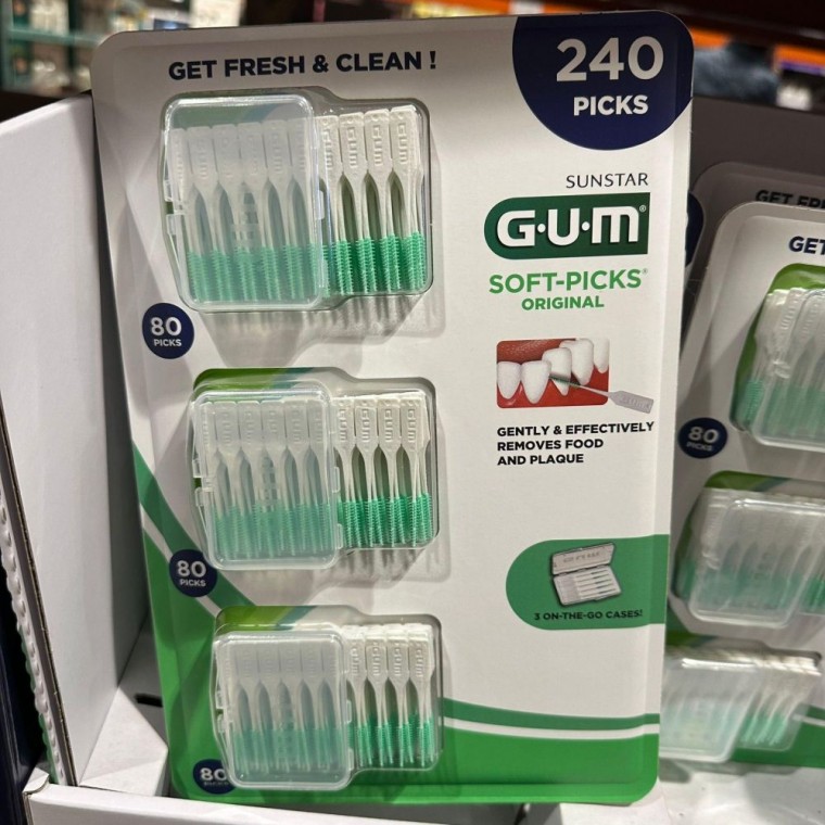 검 소프트픽 치간칫솔 80개 x 3팩 검소프트픽 gum 치실 독일산