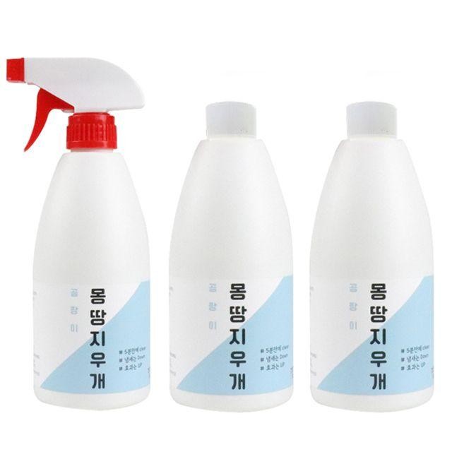 몽땅지우개 곰팡이 제거제 500ml 3개입 타일 욕실청소 욕실 세재 타일청소 제거 벽지