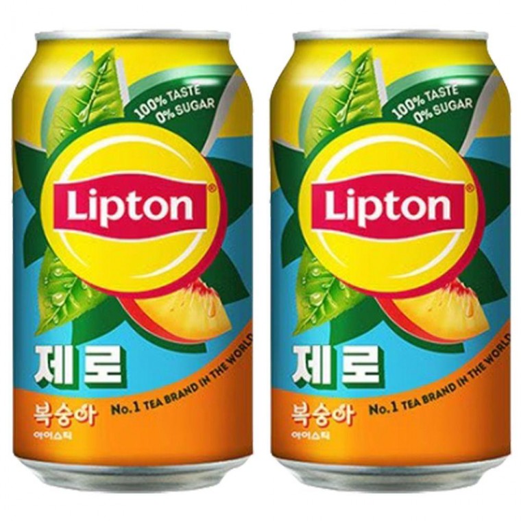 립톤 아이스티 제로슈가 복숭아 355ml x 24캔입