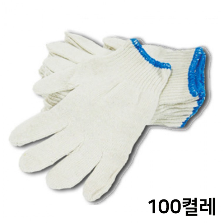 GUARDMAN 고급 면장갑 50g (100개입) 목장갑 작업 안전장갑