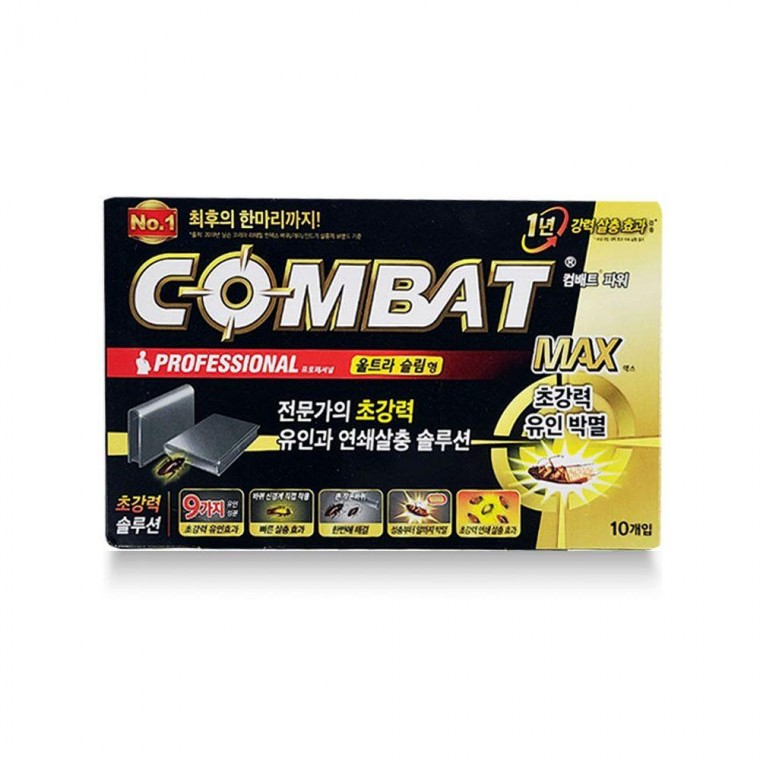 바퀴벌레 퇴치제 10개입 젤 바퀴 없애는 강력 퇴치 벌레 겔 파워 combat 약