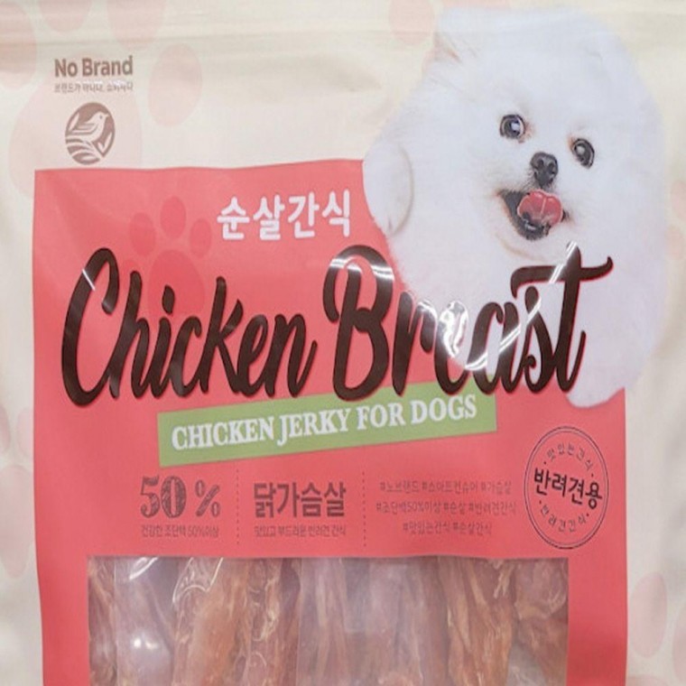 순살간식 닭가슴살 300g 반려견용 애견 사료