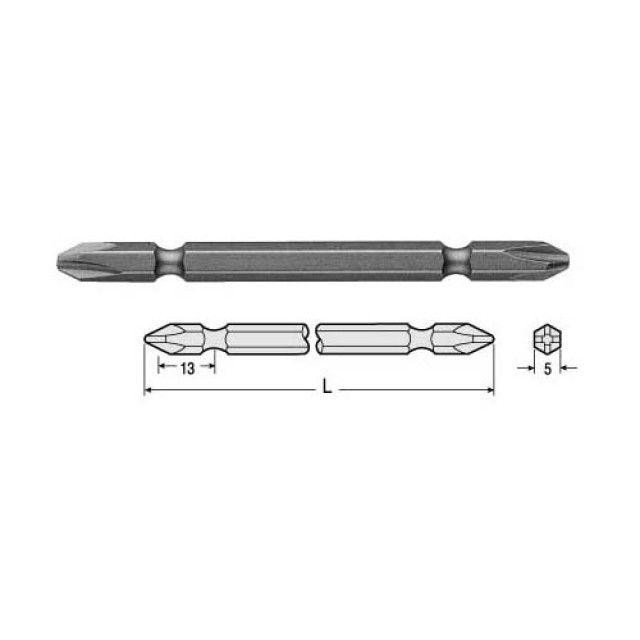 베셀5mm 드라이버비트 B36 2x70mm 10개입 베셀 빗트 비트 드라이버 에어