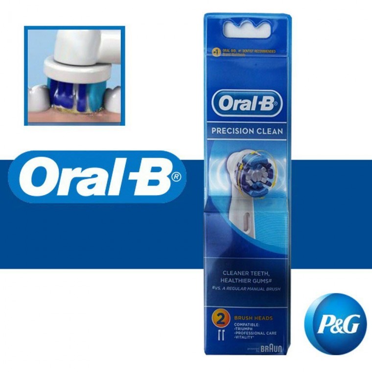 오랄비 회전형 진동칫솔 전동칫솔모 리필 2P 전자칫솔 ORALB 전기칫솔 회전칫솔