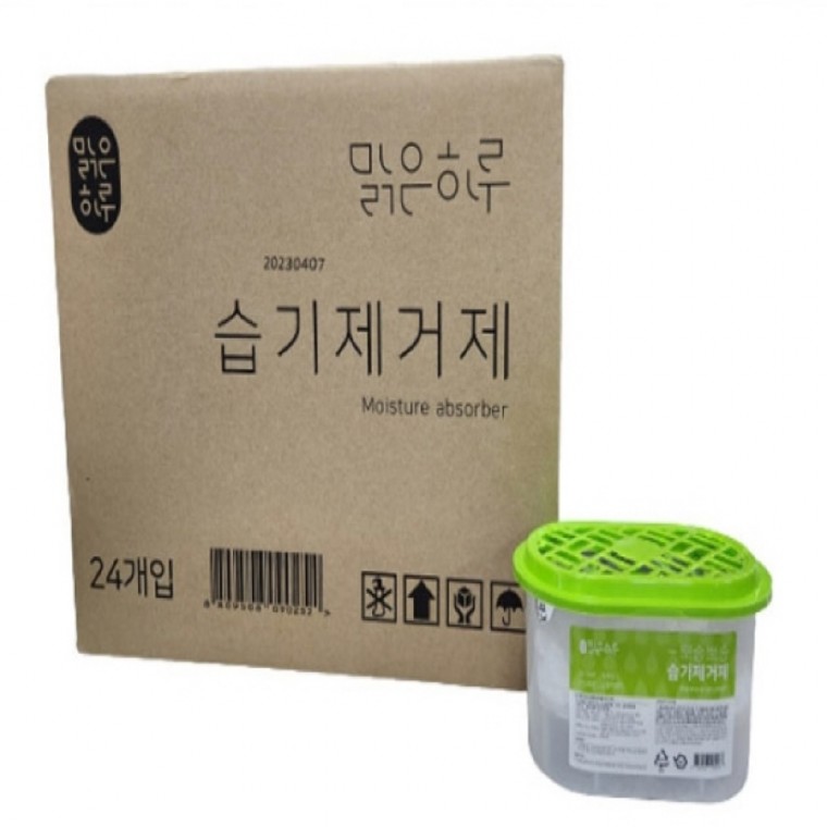 박스판매 뽀송뽀송 습기 제거제 제습제 250g 24입