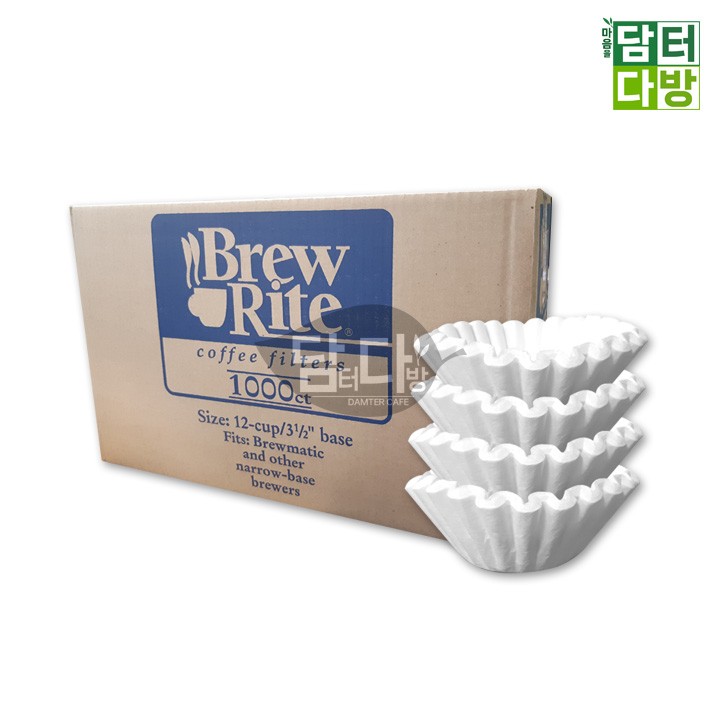 [B] Brew Rite 원형여과지 12-cup(49번) 1박스 - 1000매