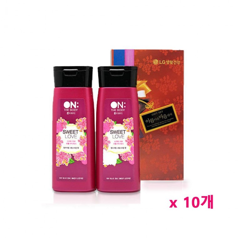 온더바디 퍼퓸 바디워시 180ml 2개 세트 선물 10세트