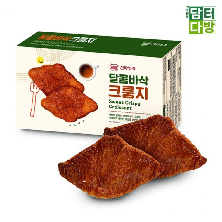 SD 신라명과 달콤바삭 크룽지 25g x 15입 x 2박스