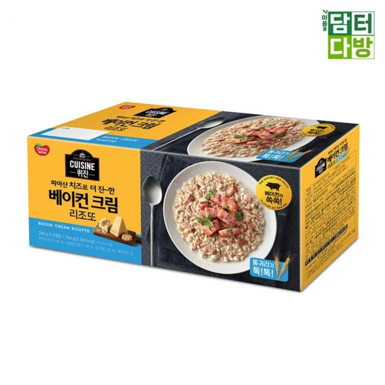 SD 동원 퀴진 베이컨크림 리조또 284g x 6