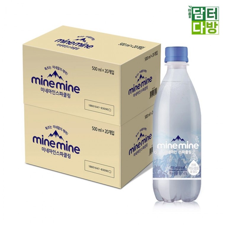 동원 미네마인 스파클링 워터 500ml x 20 x 2