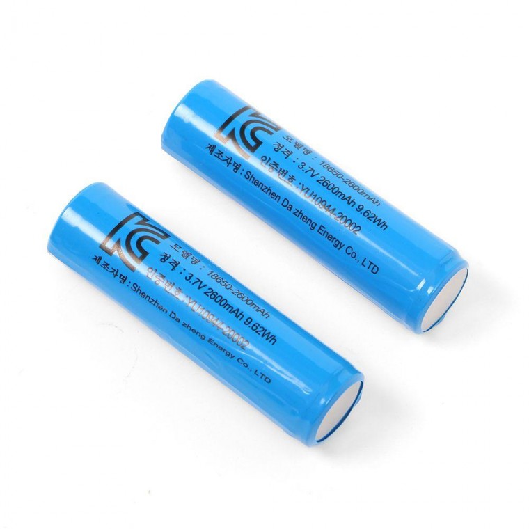 충전 2600mAh 3.7V 18650배터리 보호회로내장 2개세트