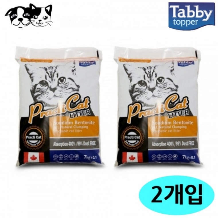 테비 프락티캣 고양이 모래 10L (베이비파우더향) (2개입)