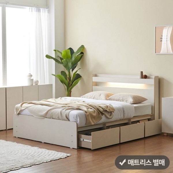 가구산책 서랍셋 수납침대 Q(A형) (매트 별매) D7780