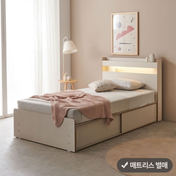 가구산책 슬라이딩 수납침대 SS(A형) (매트 별매) D7818