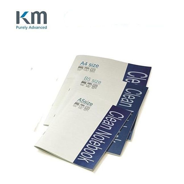 KM 크린룸용 제본식 노트 A4 5PC 복사기 사용가능