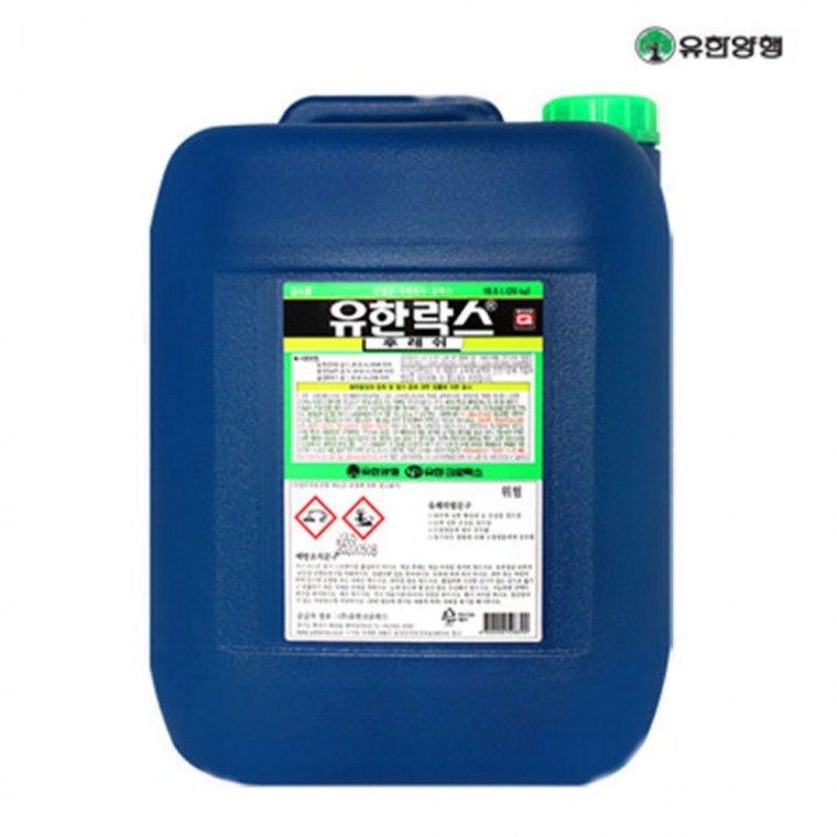 유한락스 후레쉬 말통 20KG 대용량 살균 소독 표백