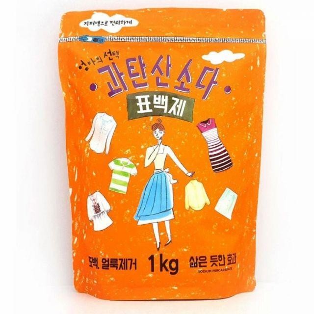 편리한 과탄소소다 섬유표백제 지퍼백 1kg 과탄산소다