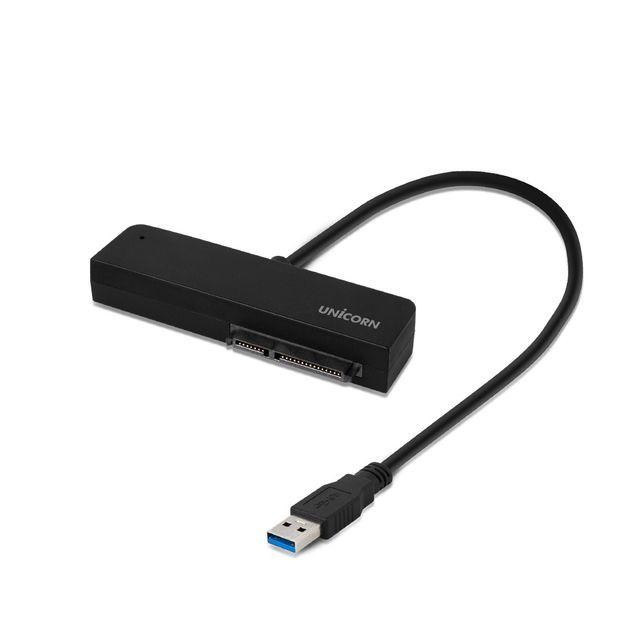 유니콘 HD-500SATAA HDD USB30 to SATA컨트롤러 뛰어난휴대성 빠른전송속도 아답터포함