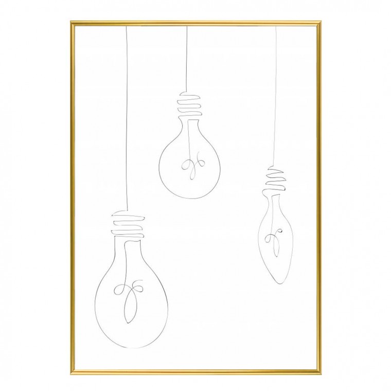 소품액자 Light Bulbs A3사이즈