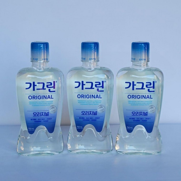 동아제약 가그린 오리지널 750ml 3개 청결 함 간편한 잇몸 상쾌 사계절 사용이편리한 깔끔하고편리