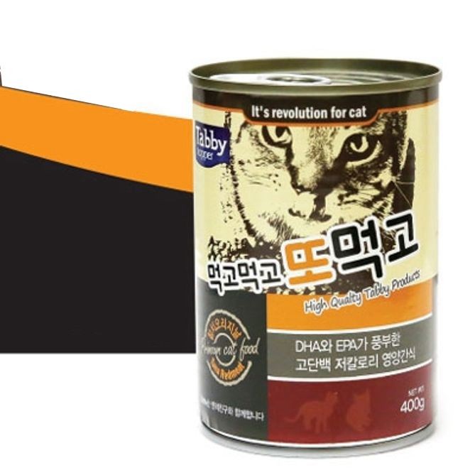 테비 고양이 간식 캔 고양이 사료 참치캔 400g 48캔