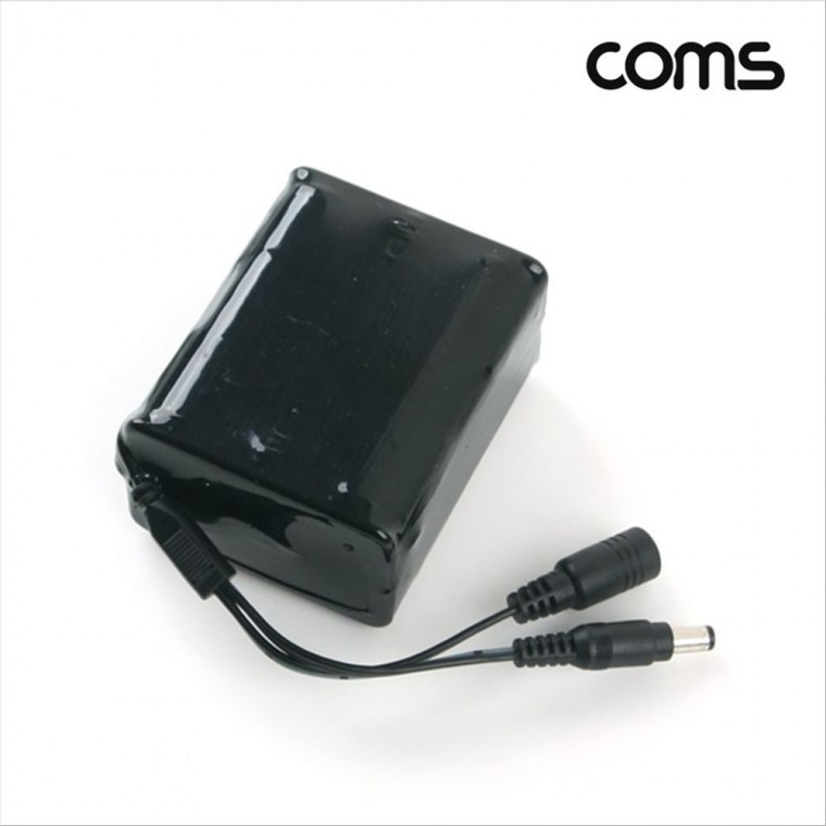 Coms 18650 충전지 팩 Y자형 DC24V 3A 3.7V 3000mA 6ea