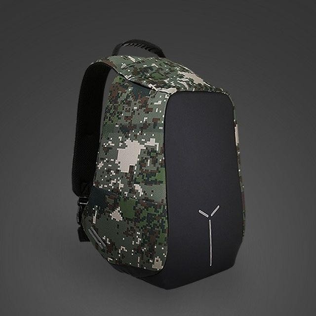 여행 도난 방지 캠퍼스 데일리 백팩 URBAN ELITE CAMO 출장 회사원 가방