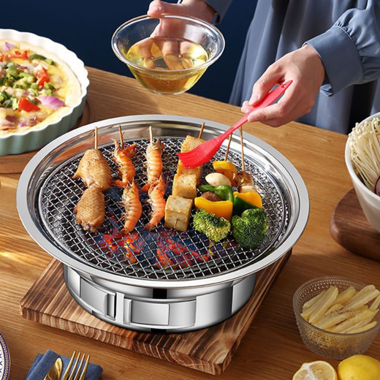 BBQ바비큐그릴 캠핑홀릭 그릴 숯불 화로대 물받이 바베큐그릴 캠핑바비큐그릴