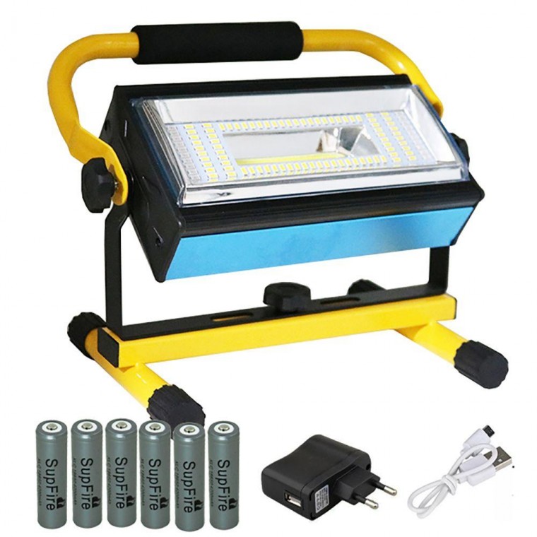 100W LED 칩 30W COB 야외 작업등 투광기 랜턴 W001