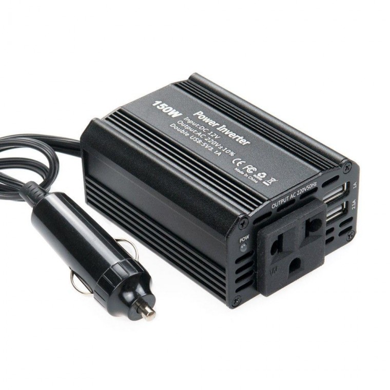 차량용 인버터 150W DC 12V to AC 220V 004 충전기 잭