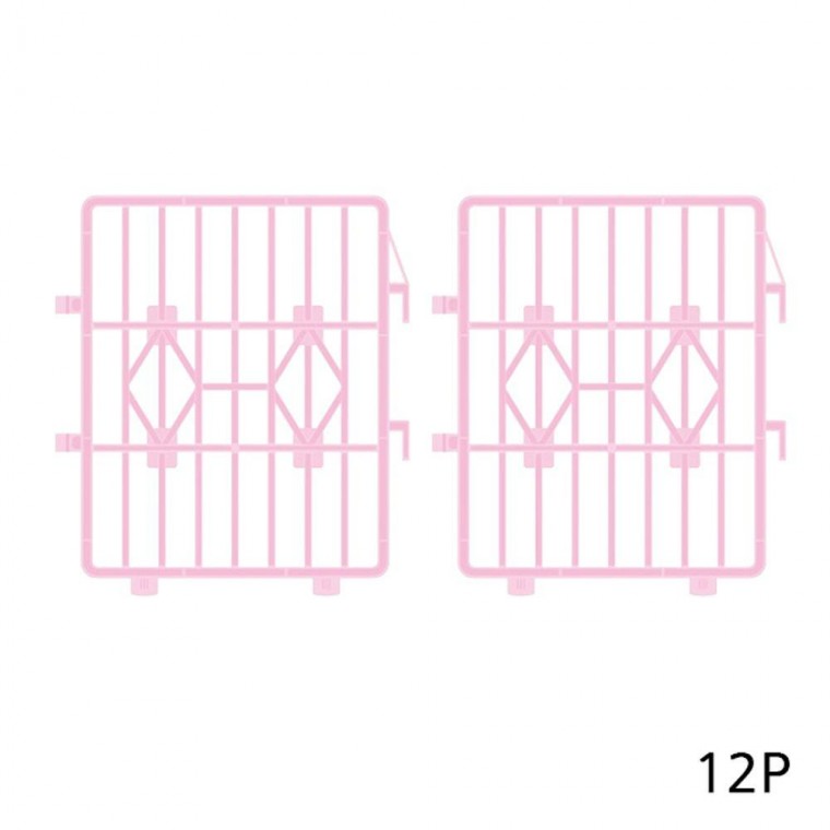 강아지 참좋은 울타리 핑크 소형 12P 애견 안전 펜스 실내 문막이 칸막이 반려견
