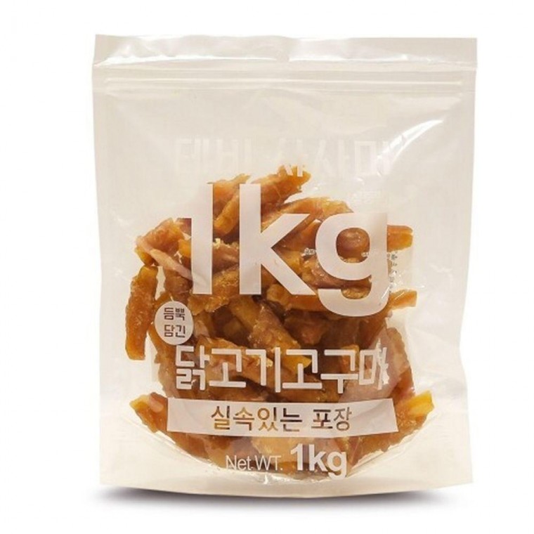 고구마 1kg 닭고기 사사미 강아지 간식 애견