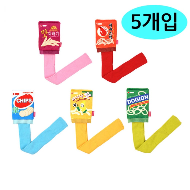 패리스독 마트스낵 포켓토이 (5종세트)