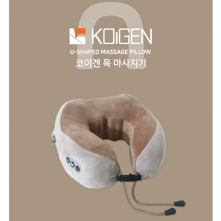 코이겐 목 마사지기 KNE-100/ 목배게형 / 듀얼모터