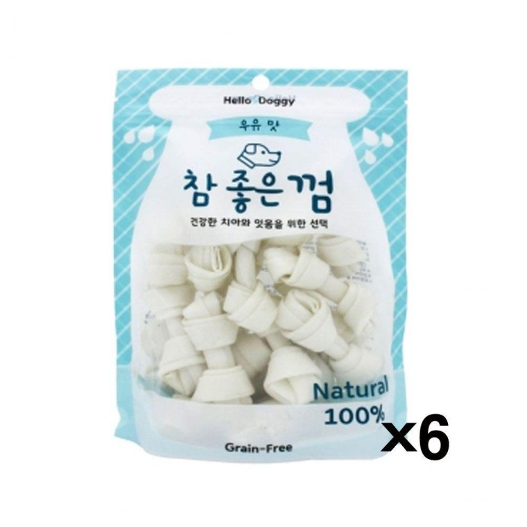 18p 애견간식 x6 치석제거 참좋은껌 우유껌