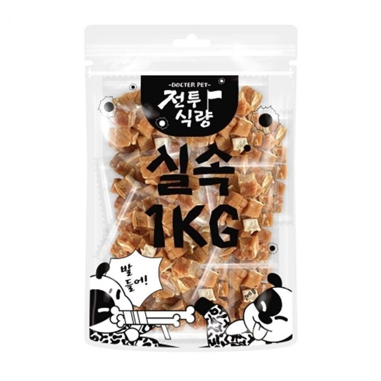 영양간식 칭찬 산책 대용량 닭고기스낵 강아지 1kg