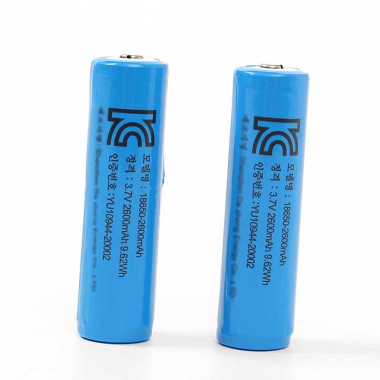 리튬전지 18650 지 지 충전 배터리 리튬이온 2600mAh