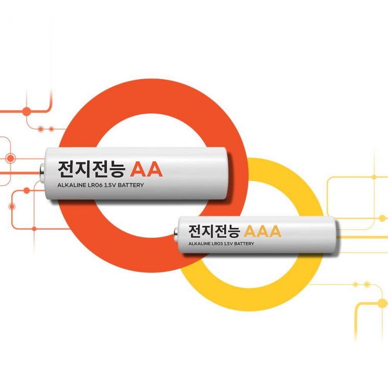 알카라인 세트 AA 건전지 24개