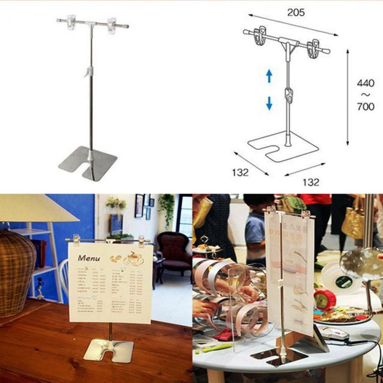 POP 메뉴 꽂이 거치대 T스탠드 440-700