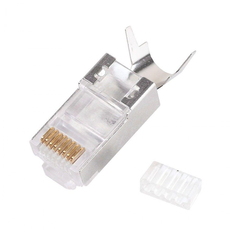 10EA STP 플러그 8P8C 7 RJ45 CAT7