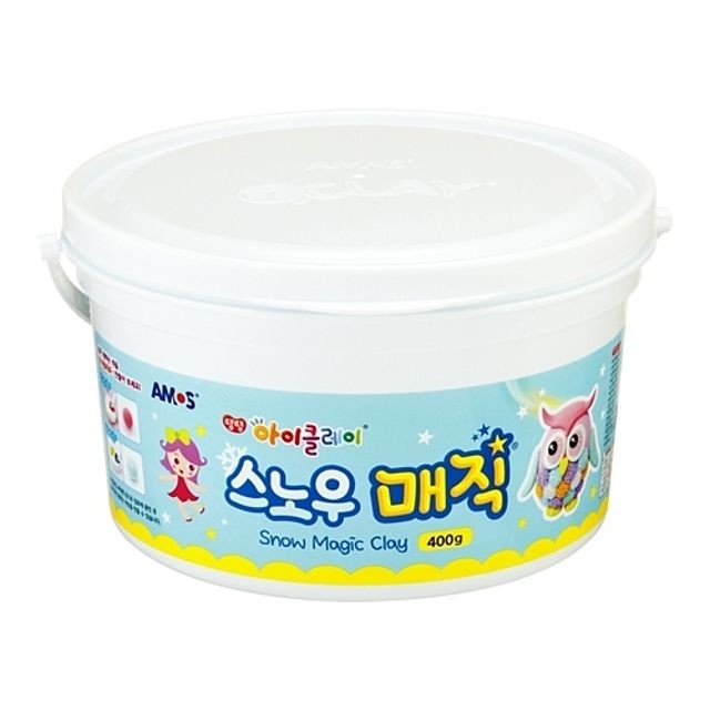 아모스 아이클레이 스노우매직 400g