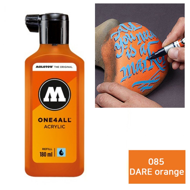 모로토우 원포올 마카 리필 180ml (085 DARE orange)