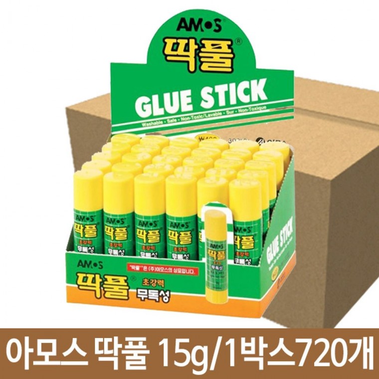 아모스 딱풀 15g 1박스720개