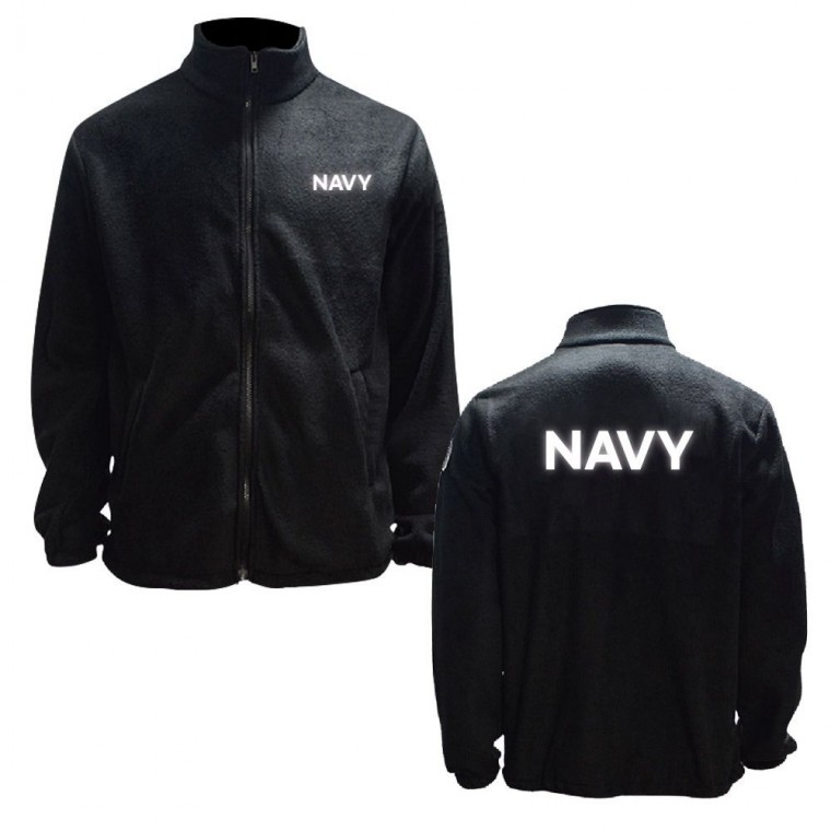 후리스집업 가을 자켓 점퍼 잠바 블랙 겨울집업 기모 반사 후리스 집업 NAVY